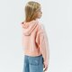 Vaikiškas džemperis ADIDAS DŽEMPERIS SU GOBTUVU CROPPED HOODIE GIRL h32339 spalva rožinė