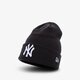 Vyriška kepurė NEW ERA KEPURĖ  ŽIEMINĖ MLB CUFF KNIT NYY BLK NEW YORK YANKE 12122728 spalva juoda