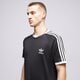 Vyriški marškinėliai ADIDAS MARŠKINĖLIAI 3-STRIPES TEE ia4845 spalva juoda