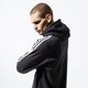 Vyriškas džemperis ADIDAS DŽEMPERIS 3-STRIPES HZ ed6050 spalva juoda