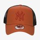 Vyriška kepurė su snapeliu NEW ERA KEPURĖ TRUCKER NYY RST NEW YORK YANKEES RSTBLK 12040412 spalva ruda