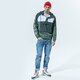 Vyriškas džemperis NIKE DŽEMPERIS SU GOBTUVU SPORTSWEAR SWOOSH cu3885-001 spalva žalia