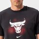 Vyriški marškinėliai NIKE MARŠKINĖLIAI CHI M NK DF ES FTPK LGO SS TEE NBA dh7073-010 spalva juoda