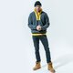 Vyriškas džemperis ADIDAS DŽEMPERIS ADV BLOCK FLE gd5600 spalva pilka