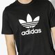 Vyriški marškinėliai ADIDAS MARŠKINĖLIAI SS TREFOIL MARŠKINĖLIAI ADICOLOR cw0709 spalva juoda