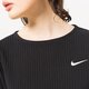 Moteriški marškinėliai NIKE MARŠKINĖLIAI W NSW RIB JRSY SS MARŠKINĖLIAI dv7870-010 spalva juoda