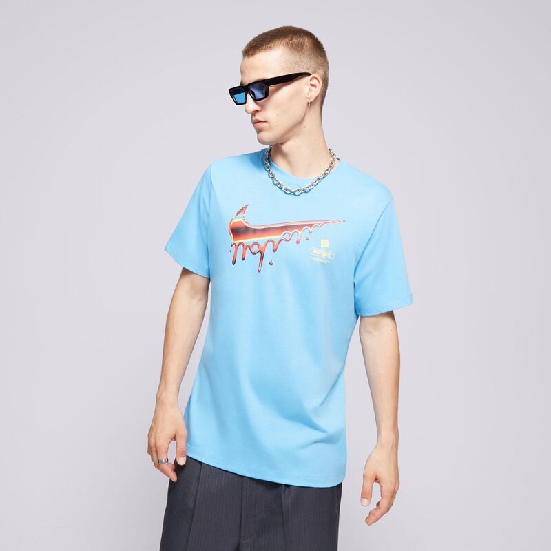 NIKE MARŠKINĖLIAI HEATWAVE DRIP TEE BLUE TEE