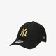 Vyriška kepurė su snapeliu NEW ERA KEPURĖ TEAM CONTRAST 940 BLKGLD NEW YORK YANKEES BLK 60141921 spalva juoda