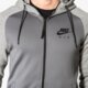 Vyriškas džemperis NIKE DŽEMPERIS M NSW HOODIE FZ MX AIR HYB 805136091 spalva pilka