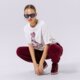 Moteriškos kelnės JORDAN KELNĖS W J FLT FLC PANT dq4607-645 spalva tamsiai raudona