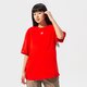 Moteriški marškinėliai ADIDAS ESSENTIAL TREFOIL BOYFRIEND MARŠKINĖLIAI hf7474 spalva raudona