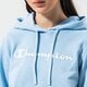Moteriškas džemperis CHAMPION DŽEMPERIS SU GOBTUVU HOODED SWEATSHIRT 114858bs151 spalva mėlyna