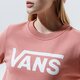 Moteriškas džemperis VANS DŽEMPERIS CLASSIC V CREW vn0a4s97zls1 spalva rožinė