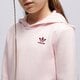 Vaikiškas džemperis ADIDAS DŽEMPERIS SU GOBTUVU HOODIE GIRL ij9715 spalva rožinė