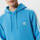 Vyriškas džemperis ADIDAS DŽEMPERIS SU GOBTUVU 3-STRIPES HOODY he9476 spalva mėlyna