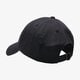 Vaikiška kepurė su snapeliu NIKE KEPURĖ SPORTSWEAR HERITAGE86 FUTURA WASHED 913011-010 spalva juoda