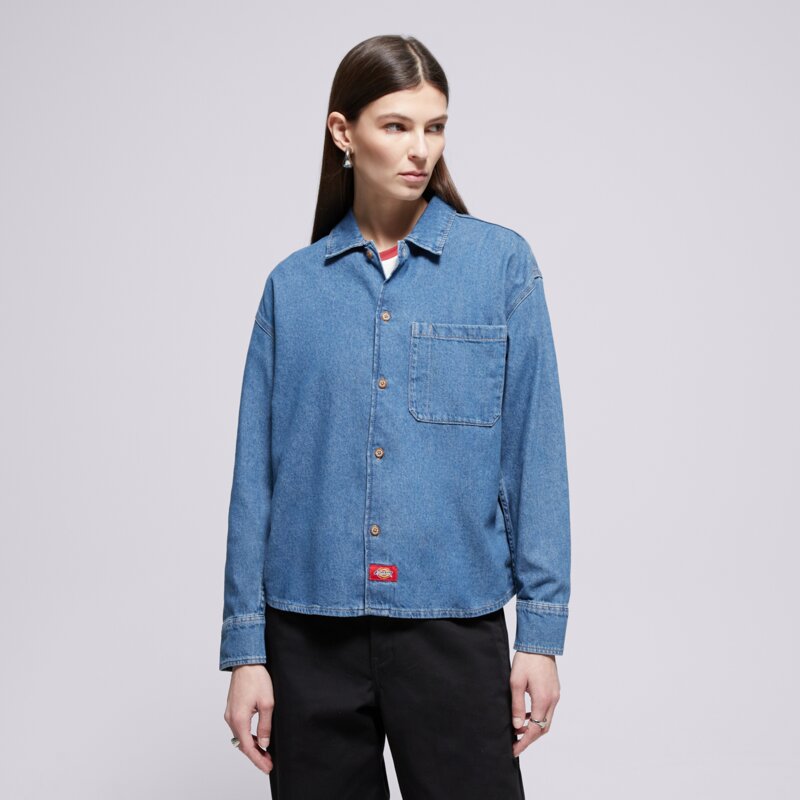 DICKIES MARŠKINIAI LIGHTWEIGHT DENIM SHIRT LS W