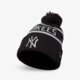 Vyriška kepurė NEW ERA KEPURĖ  ŽIEMINĖ JAKE KNIT NYY BLK NEW YORK YANKEES B 60141623 spalva juoda