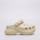 Moteriškos šlepetės CROCS BAE CLOG 206302-2y2 spalva rusvai gelsva