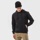 Vyriškas džemperis ADIDAS DŽEMPERIS SU GOBTUVU TREFOIL LINEAR LABEL HOODIE hm2655 spalva juoda