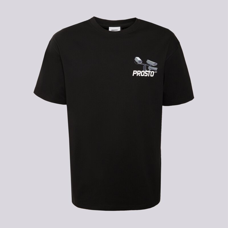 PROSTO MARŠKINĖLIAI CC TV BLACK