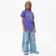 Vaikiški marškinėliai ADIDAS MARŠKINĖLIAI LOVEUNI TREF T GIRL hg3899 spalva violetinė