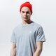 Vyriški marškinėliai ADIDAS MARŠKINĖLIAI ESSENTIAL TEE gn3414 spalva pilka