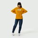 Moteriškas džemperis LEVI'S DŽEMPERIS SU GOBTUVU   GRAPHIC STANDARD HOODIE 18487-0114 spalva tamsi geltona