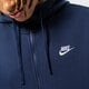 Vyriškas džemperis NIKE DŽEMPERIS UŽSEGAMAS SPORTSWEAR CLUB FLEECE bv2645-410 spalva tamsiai mėlyna