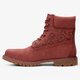 TIMBERLAND PREMIUM 6 INCH BOOT - W  a1k3o spalva tamsiai raudona