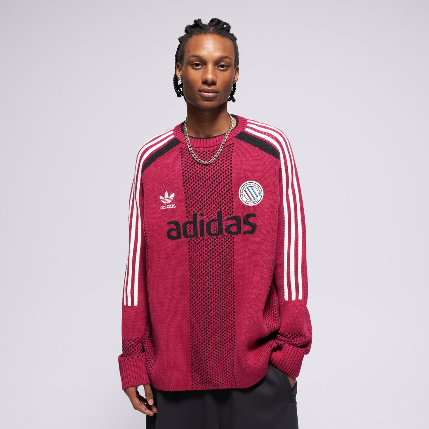 ULTERIOR ニットポロ ADIDAS MEGZTINIS PULLOVER (LONG SLEEVE) KQ5086 TAMSIAI RAUDONA 79