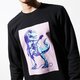 Vyriškas džemperis CONFRONT DŽEMPERIS DINO SWEATSHIRT cf39blm30001 spalva juoda