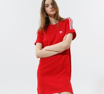 adidas Adicolor Classics Roll-Up Sleeve Tee Dress - Black | adidas UK