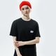 Moteriški marškinėliai VANS MARŠKINĖLIAI WM WOVEN PATCH POCKET BLACK vn0a5i8fblk1 spalva juoda