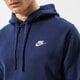 Vyriškas džemperis NIKE DŽEMPERIS SU GOBTUVU SPORTSWEAR CLUB FLEECE bv2654-410 spalva tamsiai mėlyna