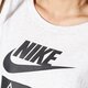 Moteriški marškinėliai NIKE MARŠKINĖLIAI SS W NSW MARŠKINĖLIAI LOGO AIR aa1720-051 spalva balta