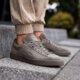 Vyriški kedai PUMA SUEDE CLASSIC CASUAL EMBOSS 36137205 spalva pilka