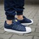 Vyriški kedai ADIDAS SUPERSTAR  bb2242 spalva tamsiai mėlyna