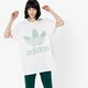 Moteriški marškinėliai ADIDAS MARŠKINĖLIAI SS BIG TREFOIL TEE WHT/MNT dh4428 spalva balta
