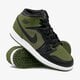 Vaikiški kedai AIR JORDAN 1 MID BG 554725-301 spalva žalia