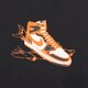 Vyriški marškinėliai JORDAN MARŠKINĖLIAI M J NC AJ1 AD SS CREW hq8972-010 spalva juoda