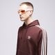 Vyriškas džemperis ADIDAS DŽEMPERIS SU GOBTUVU 3-STRIPES HOODY ii5768 spalva ruda