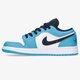 Vaikiški kedai AIR JORDAN 1 LOW  553560-144 spalva mėlyna