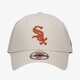 Vyriška kepurė su snapeliu NEW ERA KEPURĖ CP CHICAGO WHITE SOX 940 STONE 60244712 spalva rusvai gelsva