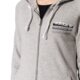 Moteriškas džemperis ADIDAS DŽEMPERIS FZ HOODIE FT bk5807 spalva pilka
