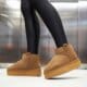 Moteriški žieminiai batai EMU AUSTRALIA FOYFLATFORM MICRO w13073chestnut spalva ruda