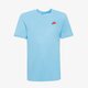 Vyriški marškinėliai NIKE MARŠKINĖLIAI SPORTSWEAR CLUB ar4997-499 spalva mėlyna