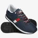 Vyriški kedai TOMMY HILFIGER LEATHER LIFESTYLE SNEAKER em0em00349cey spalva tamsiai mėlyna