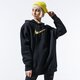 Moteriškas džemperis NIKE DŽEMPERIS SU GOBTUVU W NSW HOODIE BB OS SHINE bv4986-010 spalva juoda