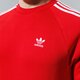Vyriškas džemperis ADIDAS DŽEMPERIS 3-STRIPES CREW gn3484 spalva raudona